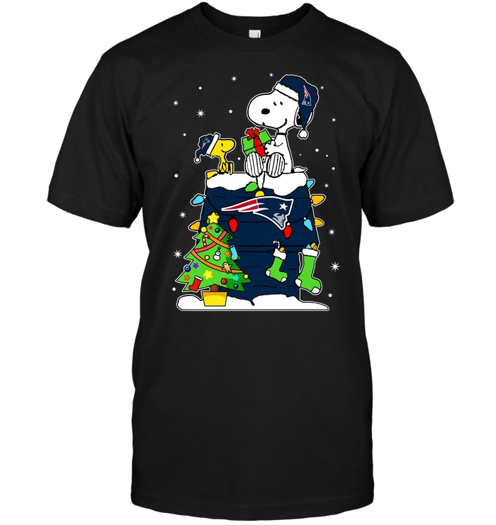 New England Patriots "snoopy & Woodstock Christmas" T-Shirt